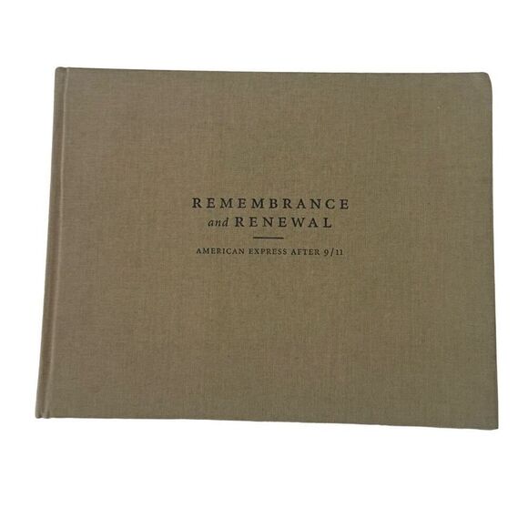 Remembrance And Renewal - American Express After 9/11 Hardcover With CD - Picture 1 of 8